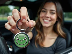 Mazda Llavero Logo Aleación Premium Custom